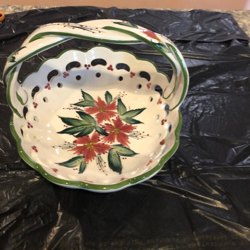 Beautiful  Handmade Bread Basket
